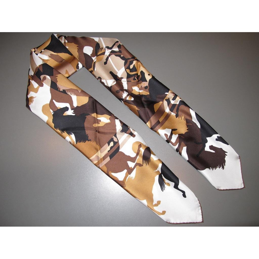 Hermes  Ex Libris Camouflage scarf Twil carre