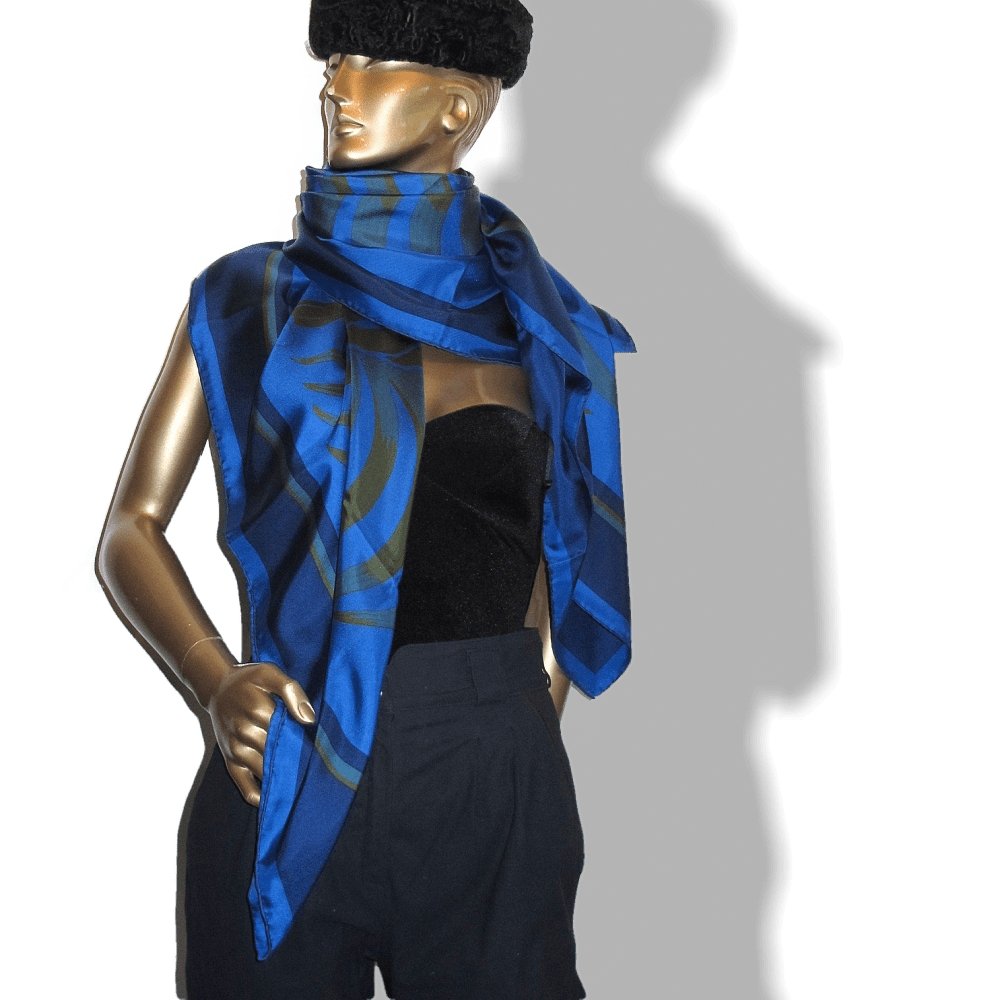 Hermes Tigre Royal Dip Dye Silk Shawl 140