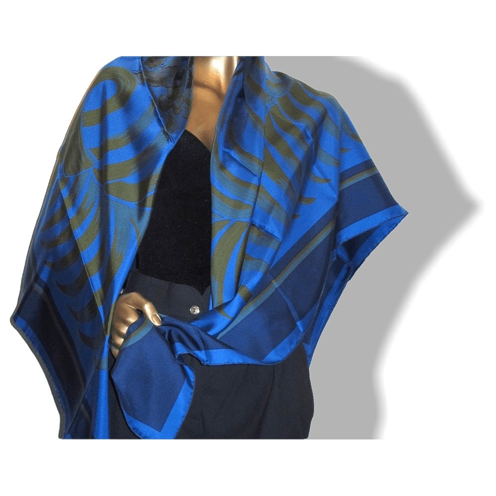 Hermes Tigre Royal Dip Dye Silk Shawl 140