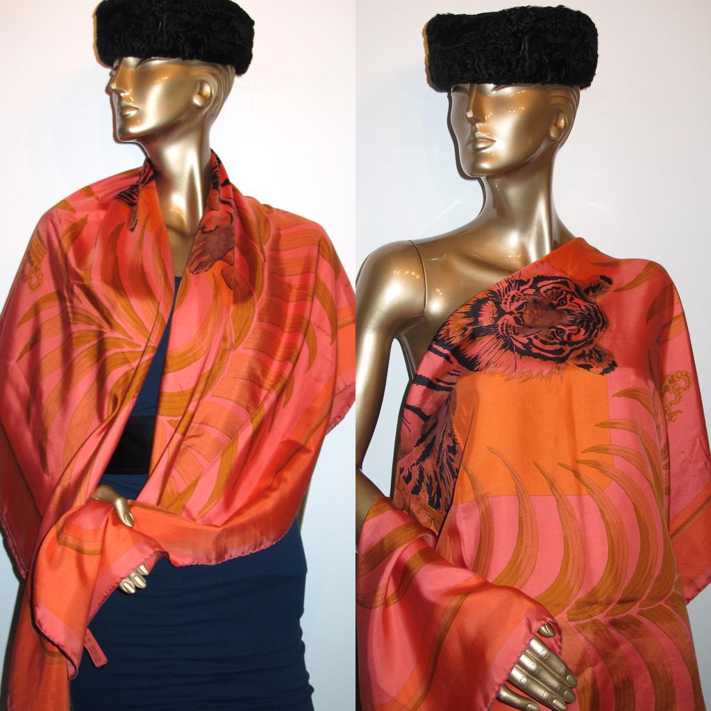 Hermes dip Dye, Surteint Rose Orange Tigre Royal GM