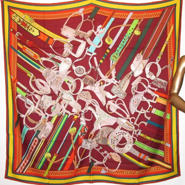 Hermes Acajou Concours d'Etriers Shawl GM