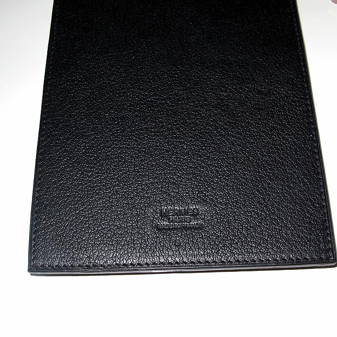 Hermes black buffle Golf Score Holder 