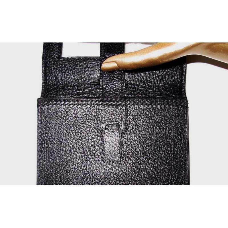 Hermes black buffle Golf Score Holder 