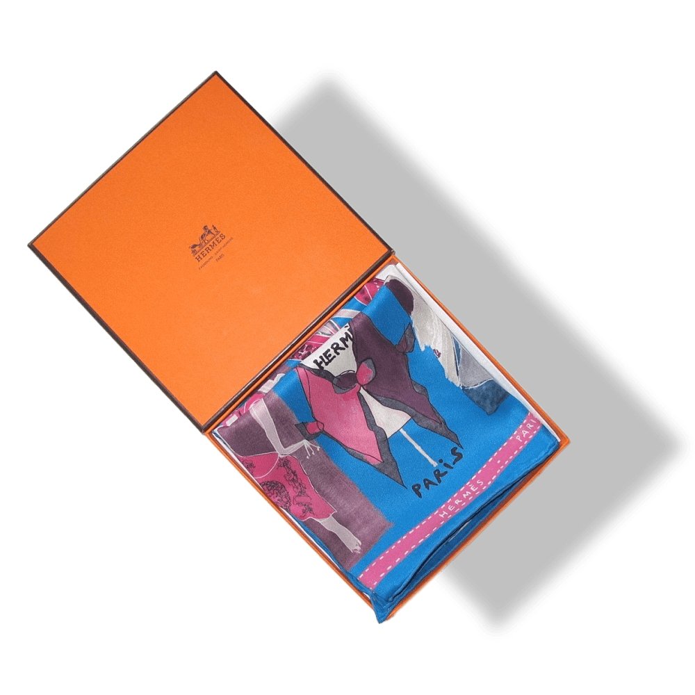 Hermes J'aime mon Carre Vintage Silk 70