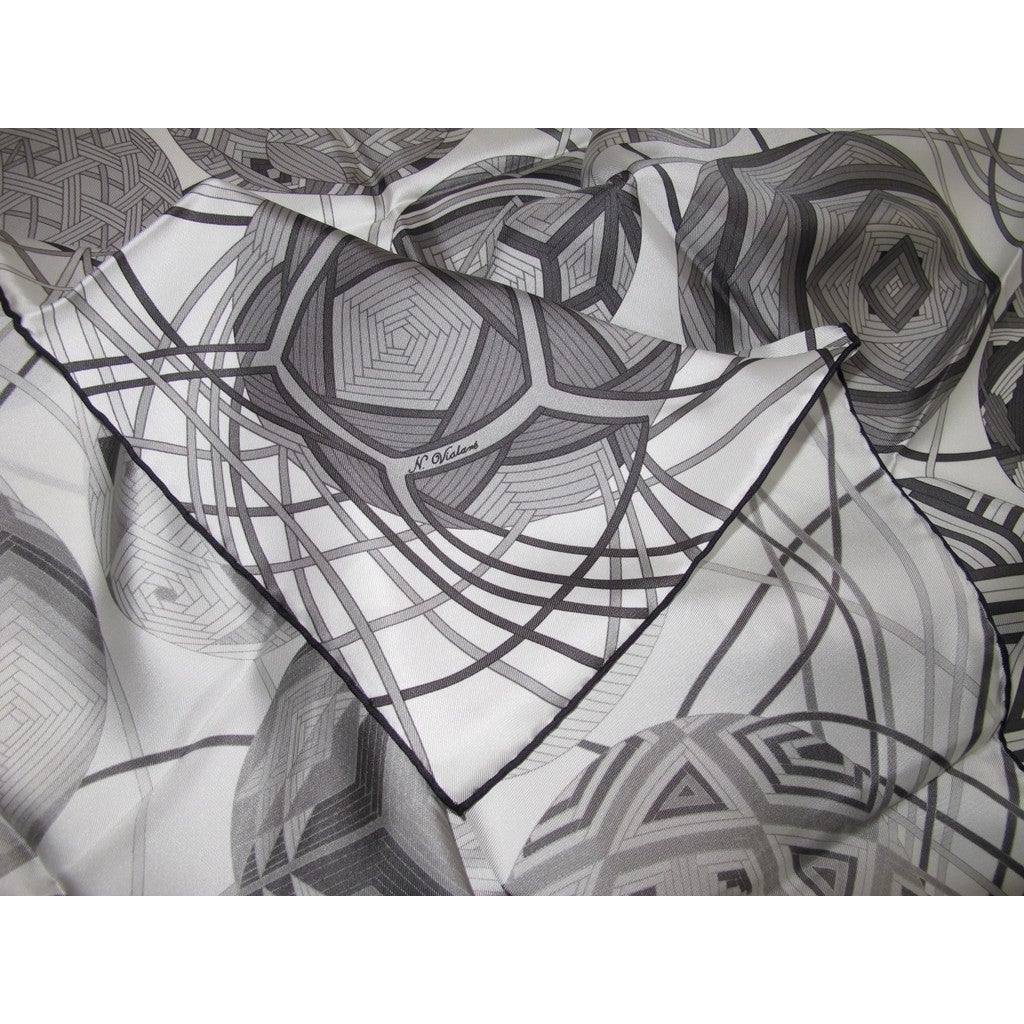 Hermes 2011 B/W L'Art du Temari Twill 90, New! - poupishop