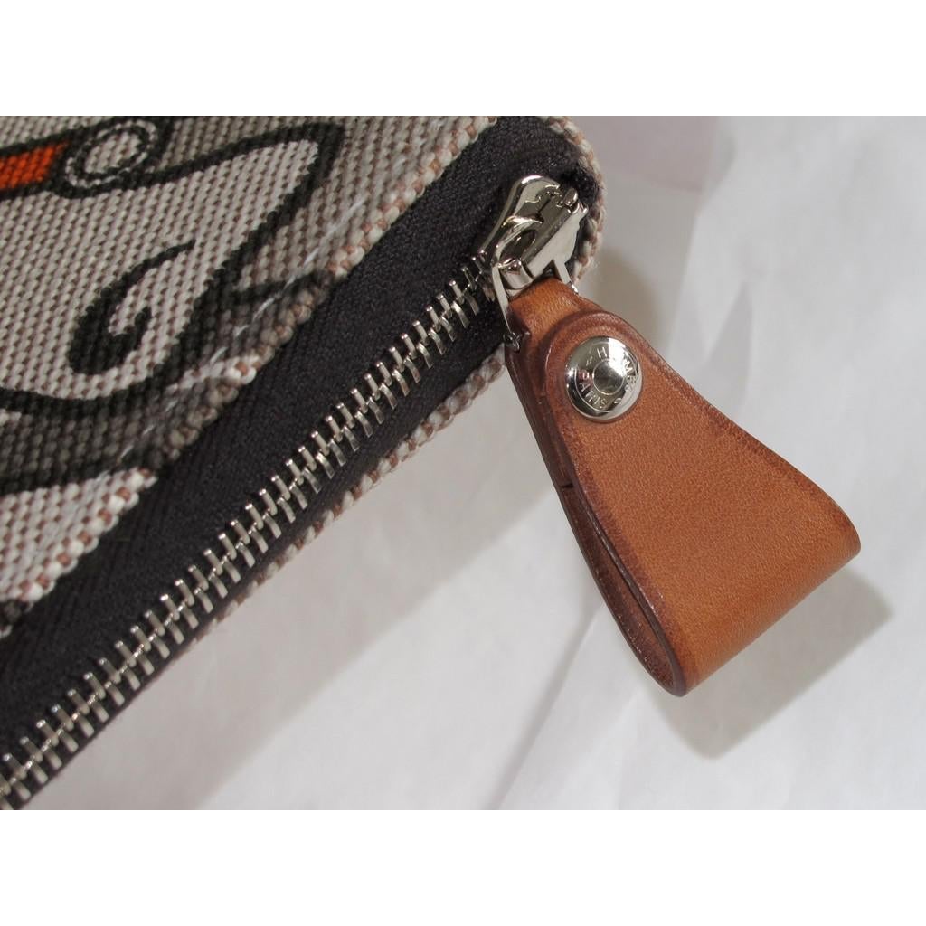 Hermes 2011 Quadrige Azap Zip Wallet GM