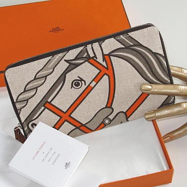 Hermes 2011 Quadrige Azap Zip Wallet GM