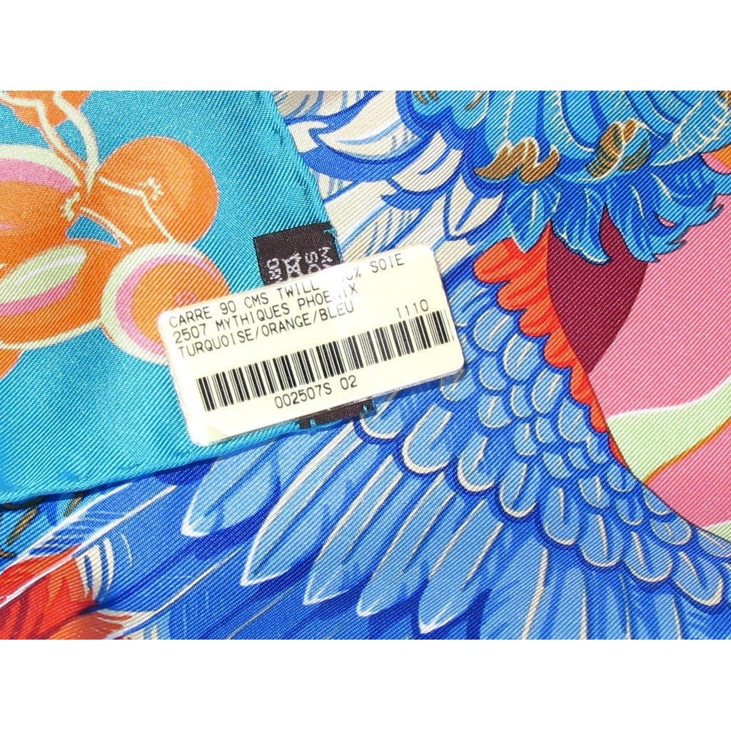 Hermes 2011 cw02 Twill 90 Mythiques Phoenix New in Box!