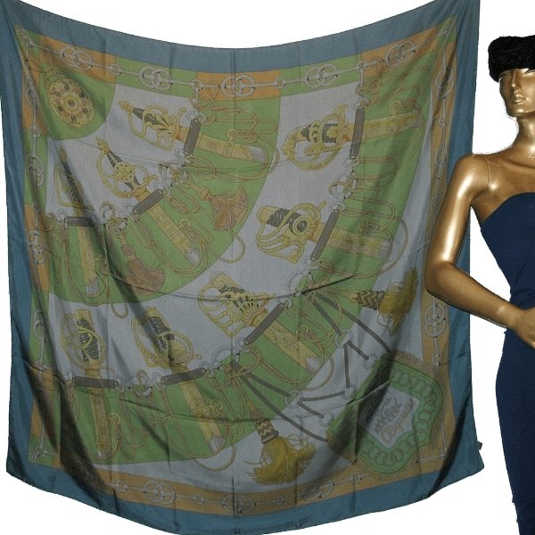 hermes dip dye cliquetis shawl