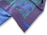 Hermes 2011 Encre/Bleu/Vert JUNGLE LOVE by Robert Dallet Dip Dye Surteint Silk 90, New!
