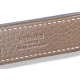 Hermes 2011 Etoupe Togo DOUBLE TOURS CIRCUIT Belt Sz85, BNIB!