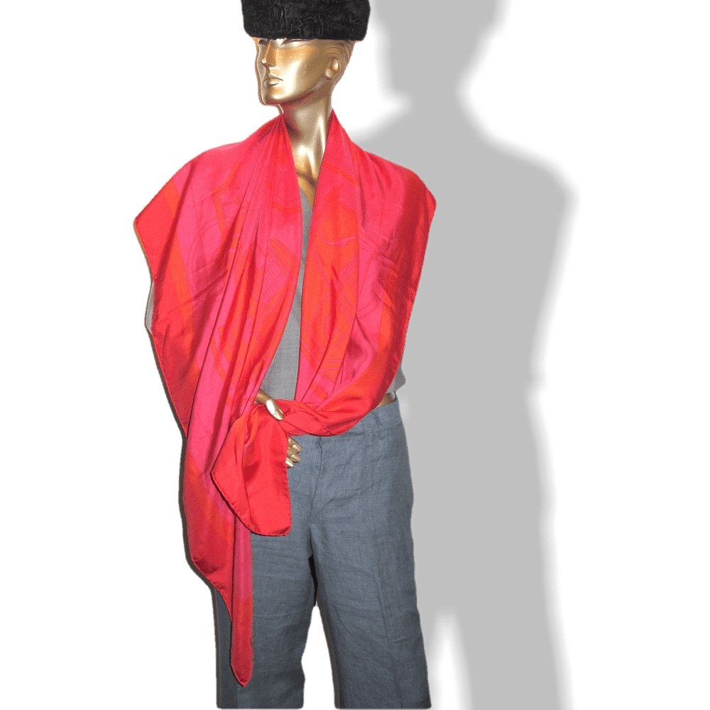 Hermes Ex Libris Dip Dye Surteint by Hugo Grygkar Silk 140