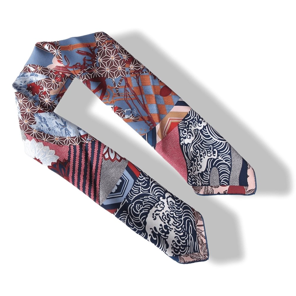Hermes Ex-Libris en Kimonos Silk Scarf 90