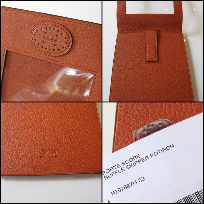 Hermes Potiron Golf Score Holder Ret.$750