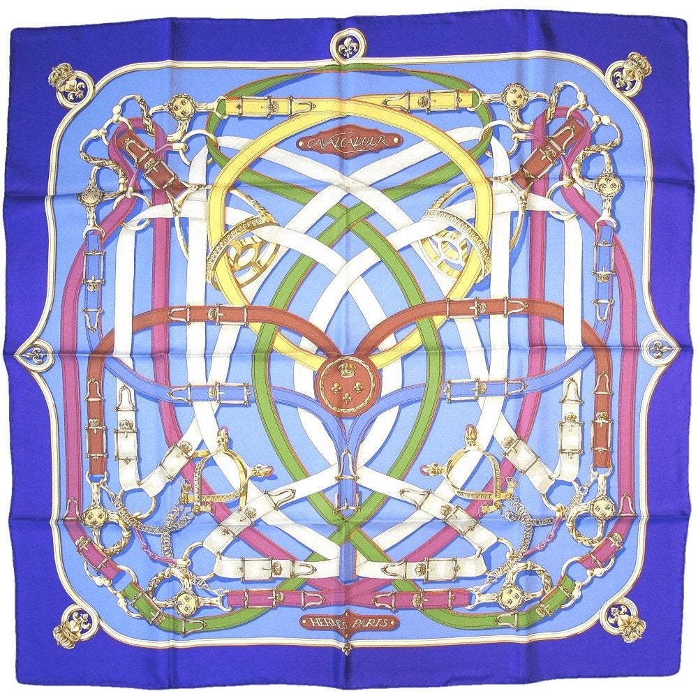 Hermes Cavalcadour by Henri d'Origny Twill Silk 90