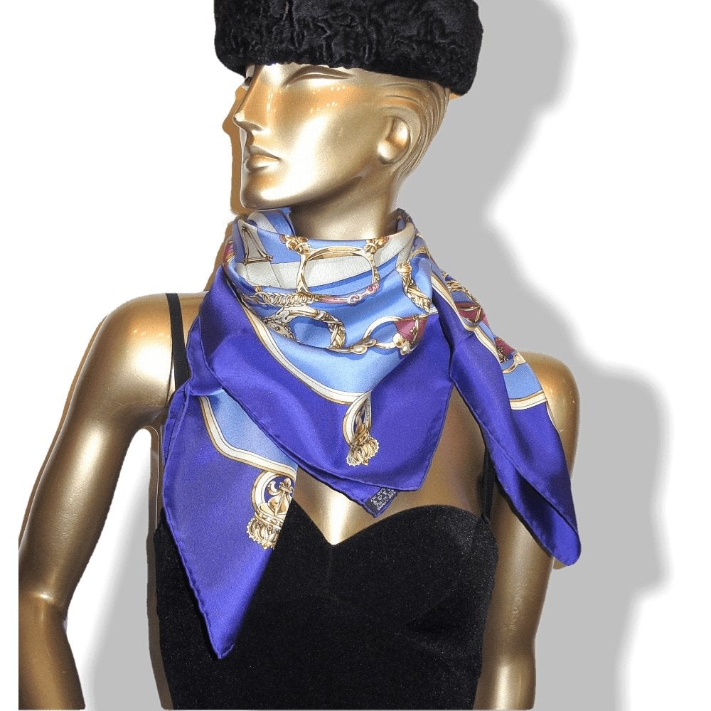 Hermes Cavalcadour by Henri d'Origny Twill Silk 90