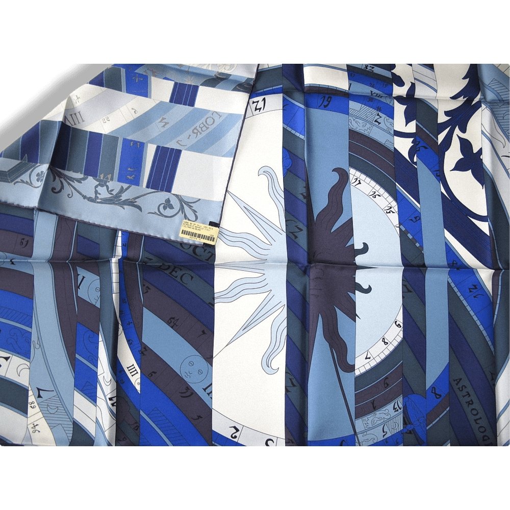 Hermes 2012 Blue White Astrologie Nouvelle Twill 90