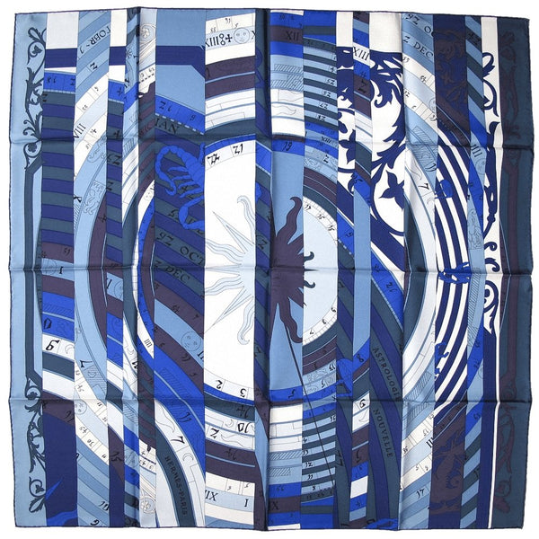 Hermes 2012 Blue White Astrologie Nouvelle Twill 90