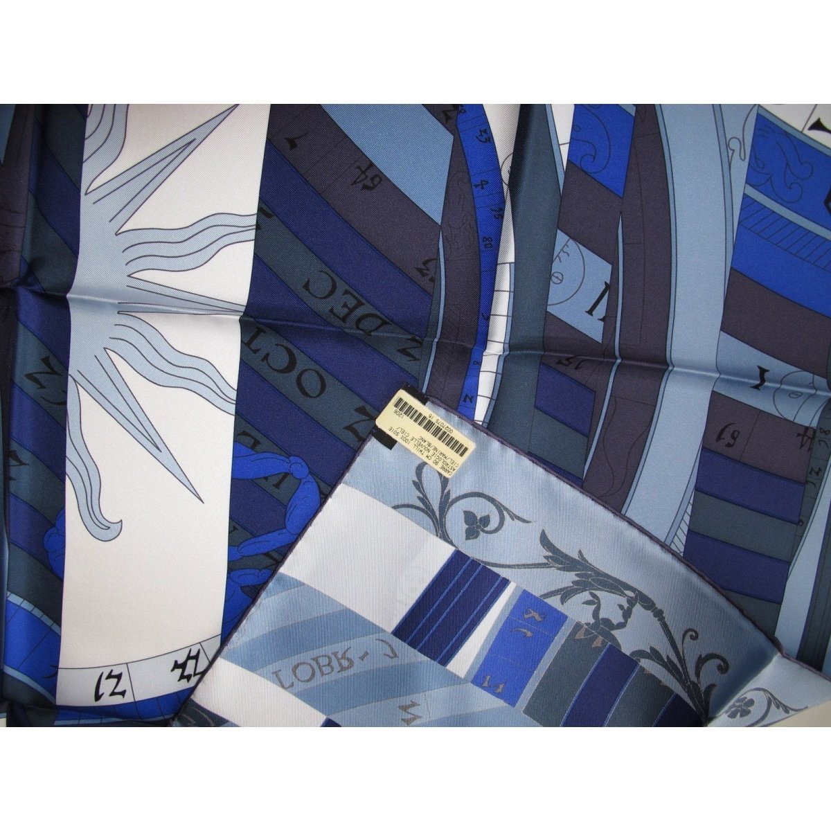 Hermes 2012 Blue White Astrologie Nouvelle Twill 90