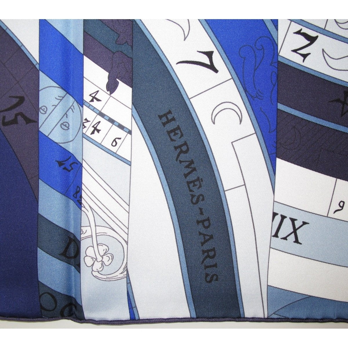 Hermes 2012 Blue White Astrologie Nouvelle Twill 90