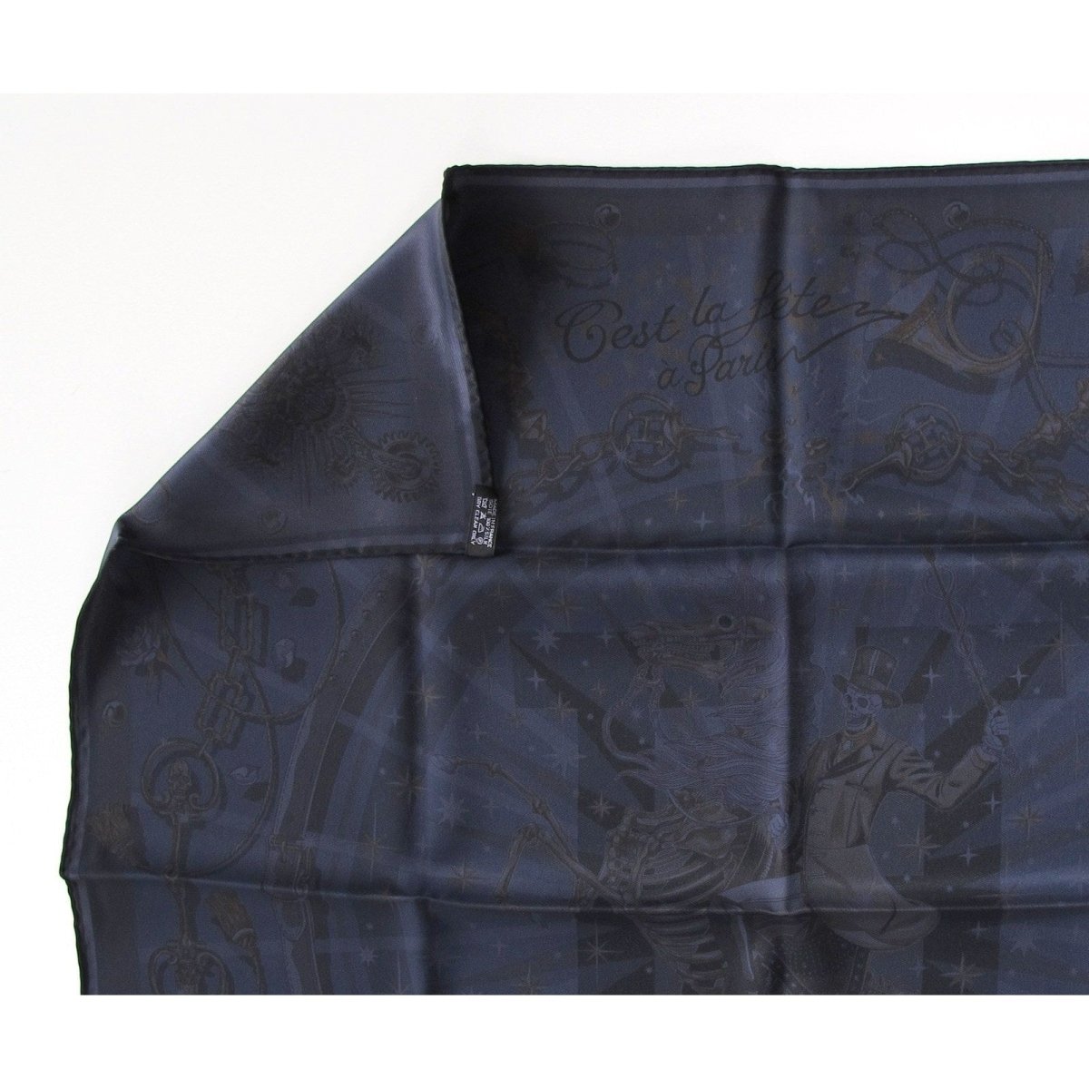 Hermes 2012 C'est la fete a Paris Vintage Silk 70, NIB! - poupishop