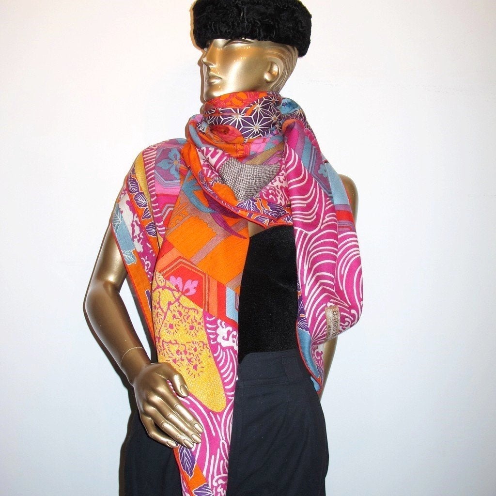 Hermes 2012 Ex-Libris en Kimonos Shawl GM