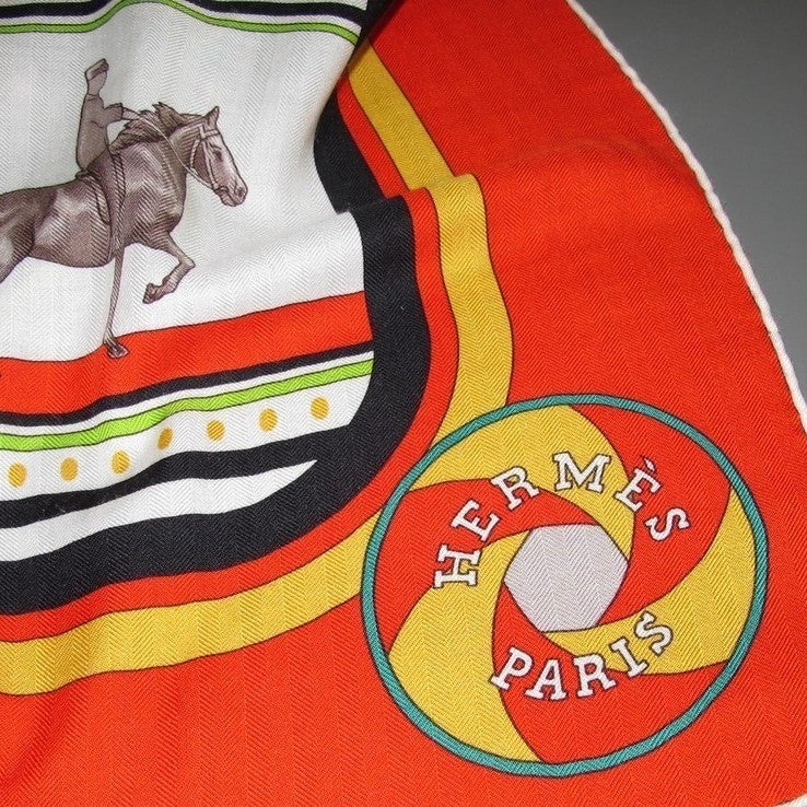 Hermes 2012 cw03 Rouge/Blanc/Noir Sequences Cashmere Shawl 140, NWT! - poupishop