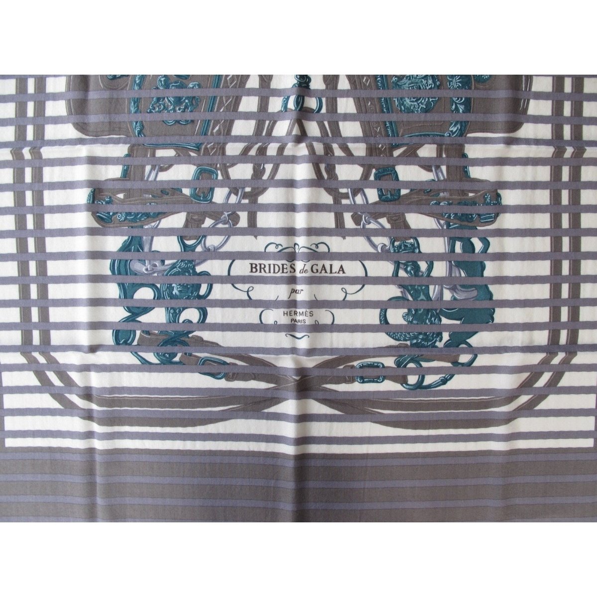 Hermes Brides de Gala Bayadere Fringed Cashmere 90