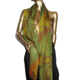 Hermes 2012 Green Coup de Fouet Silk Changeante Mousseline 140, New! - poupishop