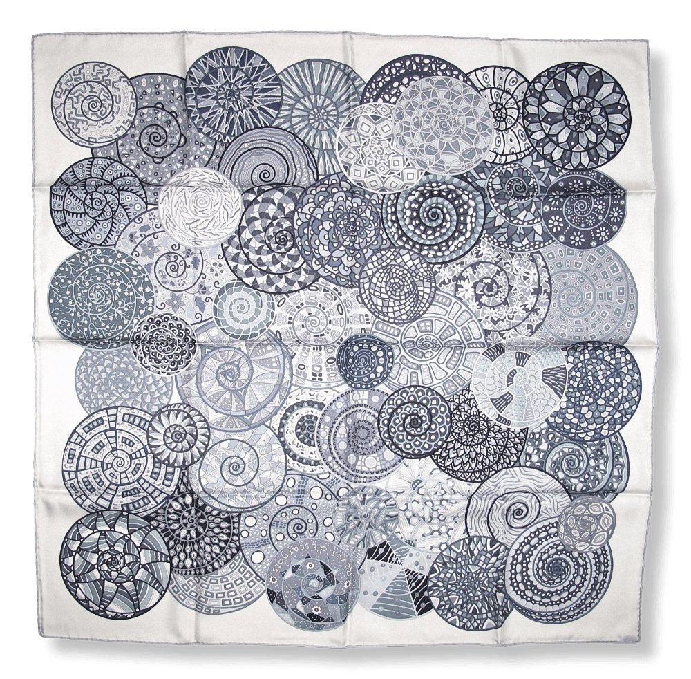 Hermes Reves D'Escargots by Christine Henry Twill 90