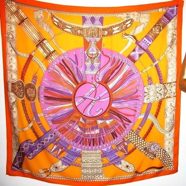 Hermes Ceintures et Liens Shawl 140