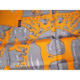 Hermes 2012 Orange/Silver Peinture Fraiche Twill 90, New! - poupishop