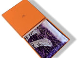 Hermes 2012 Purple/White/Grey TIGRE DU BENGAL by Robert Dallet Twill 90, NIB!