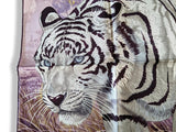 Hermes 2012 Purple/White/Grey TIGRE DU BENGAL by Robert Dallet Twill 90, NIB!