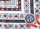 Hermes 2013 Black White Red Ors Bleus d' Afrique by Zoe Pauwels Twill 90cm, NIB! - poupishop