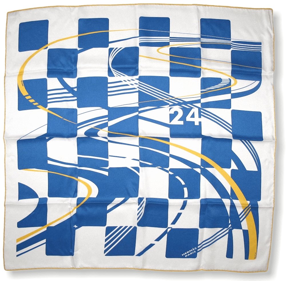 Hermes 2013 Special Commemorative Issue 24 Le Mans Vintage Silk 70 cm, Rare, NIB! - poupishop
