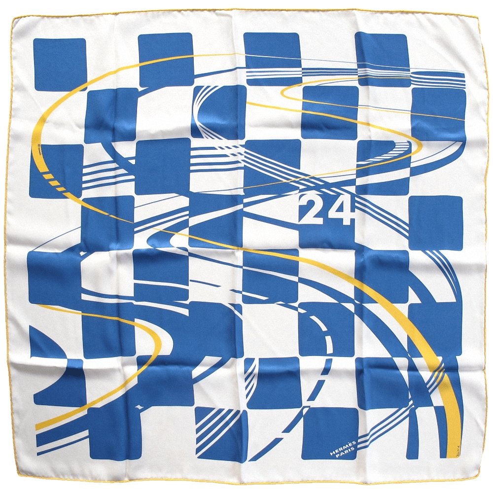 Hermes 2013 Special Commemorative Issue 24 Le Mans Vintage silk 70, Rare! - poupishop