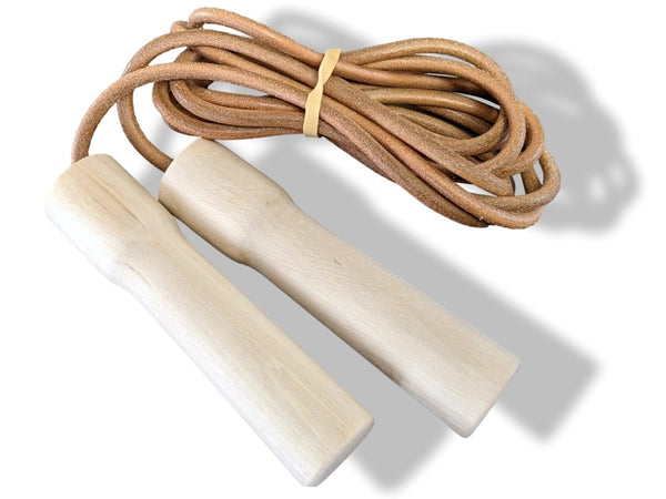Hermes 2013 Special Issue Calfskin/Wood A SPORTING LIFE Skipping Rope, New! - poupishop