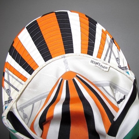 Hermes 2013 Spinnakers Jacquard Silk Scarf-Cap Hat All Sizes, New! - poupishop