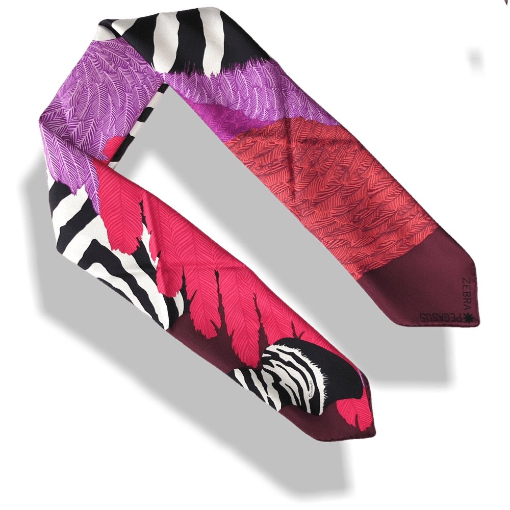 Hermes Zebra Pegasus Twill 90