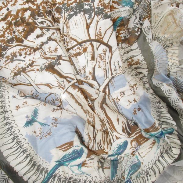 Hermes 2014 Grey Blue Aloha Cotton Pare Rare! - poupishop