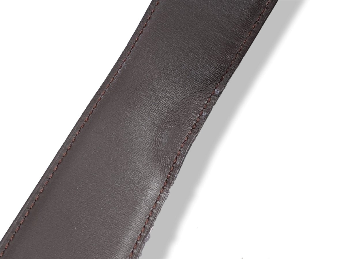 Hermes 2014 Moka/Rouge Barenia/Epsom Reversible Strap Belt 42 MM Sz 100, Used!