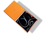 Hermes 2014 Noir/Blanc/Rouge FAUNE LETTREE by Florence Manlik Twill 90