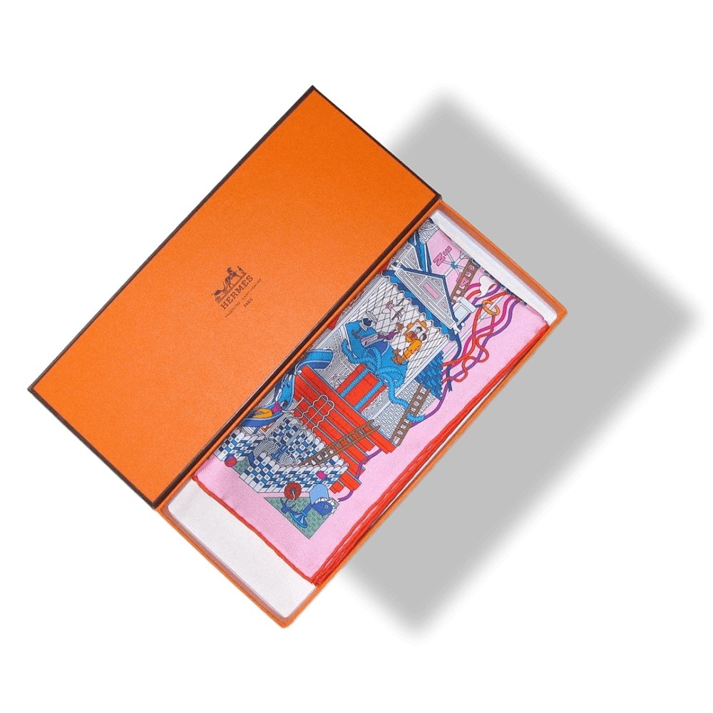 Hermes La Maison des Carres by Pierre-Marie Gavroche Pochette Twill 42
