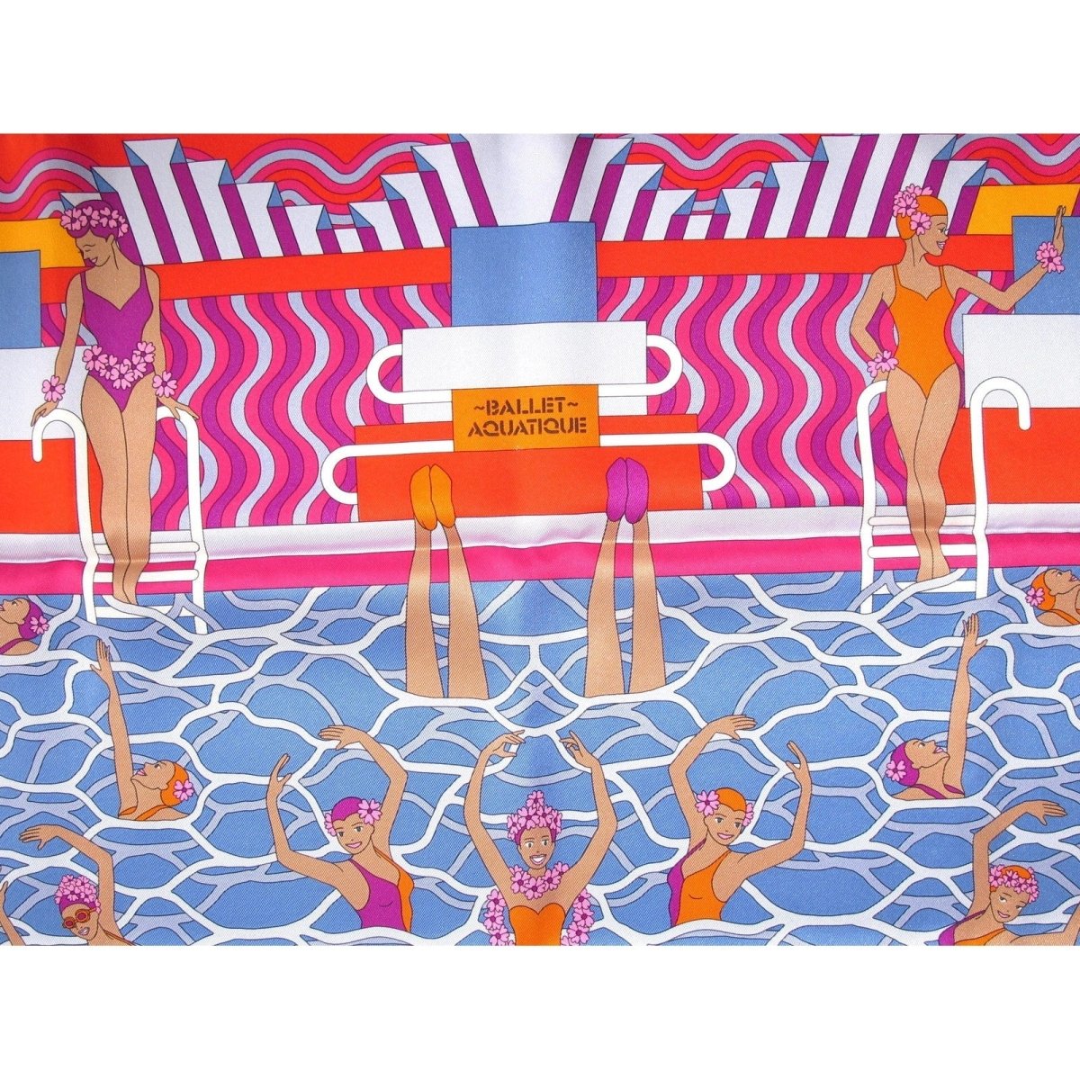 Hermes Ballet Aquatique Twill Silk 70