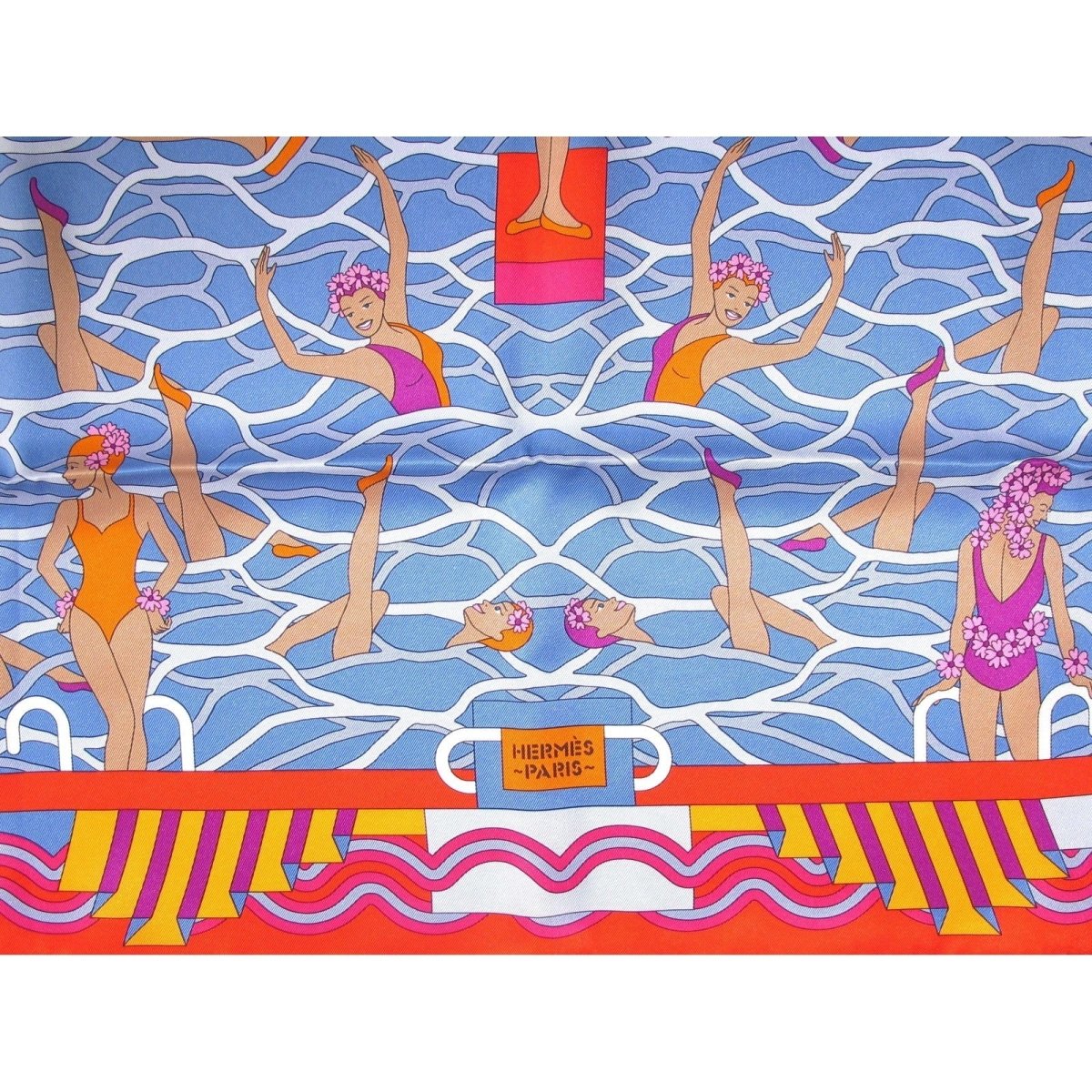 Hermes Ballet Aquatique Twill Silk 70