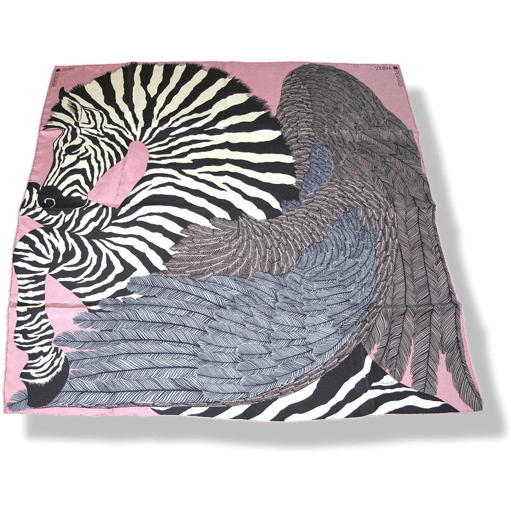 Hermes Zebra PegasusTwill Carre 90 CM