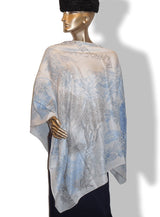 Hermes Le Jardin de Leila by Francois Houtin Cashmere Shawl 140