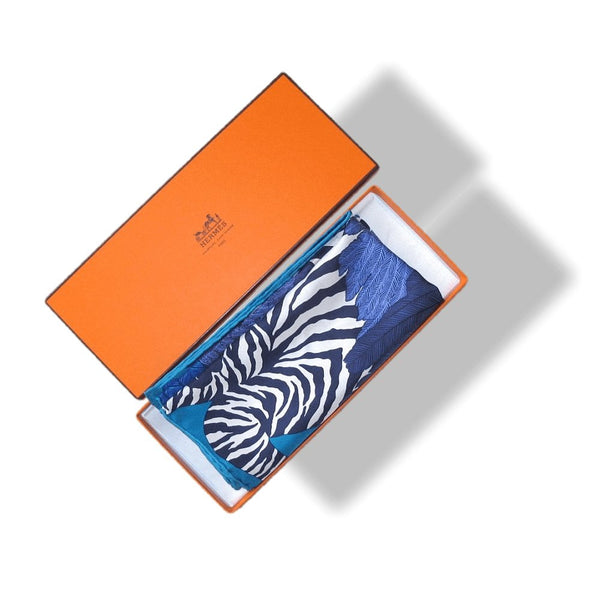 Hermes Zebra Pegasus Twill Gavroche 42cm