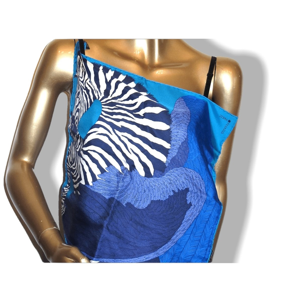 Hermes Zebra Pegasus Twill Gavroche 42cm